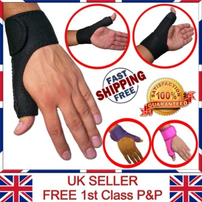 LTG PRO® Neoprene Thumb Support Splint CMC Spica Brace Wrist Hand Strain Sprains - Image 1 of 4