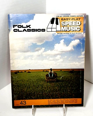Easy-Play Speed Music Folk Classics - #43 - Piano/Organ/Guitar-Chord Chart - Image 1 of 4