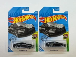 2018 HOT WHEELS HW EXOTICS ASTON MARTIN DBS COLLECTOR NO. 224/250 LOT OF 2 - Picture 1 of 11