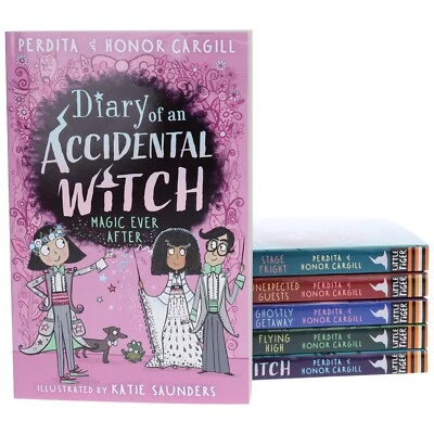 Diary of an Accidental Witch Series By Honor and Perdita Cargill 6 Books Set-PB - Image 1 of 4
