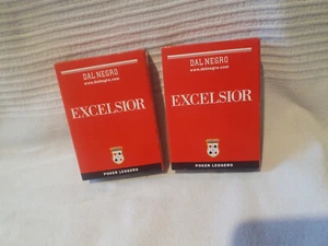 Tarjetas de juego Dal Negro Excelsior de alta calidad x 2 nuevas/selladas - Imagen 1 de 6