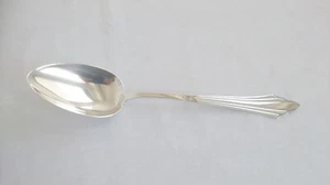 WMF 900 Fächermuster Fächer 1 Gemüselöffel 25,7 cm 90er Silber TOP ZUSTAND - Picture 1 of 8