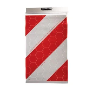 Warnflagge Warnflaggen Warnfahne Satz L/R mit Halter Ladebordwand Hebebühne LKW - Bild 1 von 3