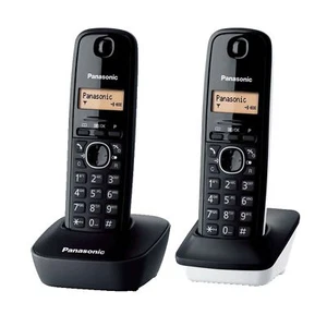 Panasonic KX-TG1612SP1 Kit de 2 Teléfonos Fijos Digitales inalámbricos Negro - Imagen 1 de 1