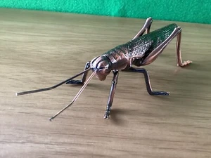 COPPER ~ “GRASSHOPPER/ CRICKET” Desk Ornament - Picture 1 of 6
