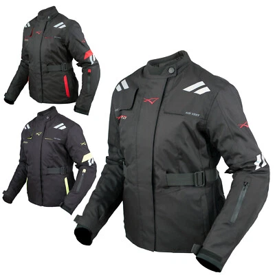 Motorrad Damenjacke Textil Wasserdichte Thermoweste Touring - Bild 1 von 3