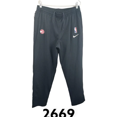 Nike NFL Mens Black Atlanta Hawks Elastic Waist Activewear Pants Size XL Cover