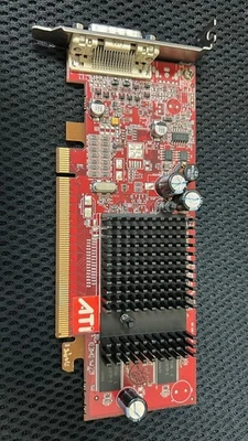ATI FireMV 2200 128MB DDR PCI Express Graphic Card Support 2 Display Monitors - Image 1 of 4