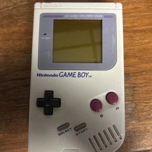 CLEAN Authentic Original Game Boy DMG-01 Console With Game, TESTED, Works - Picture 1 of 7