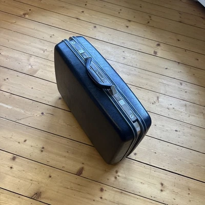 Samsonite Koffer Hartschalenkoffer Reisekoffer mit Rollen Grau mit Zahlenschloss - Bild 1 von 4