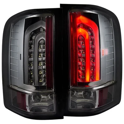 Chrome Smoke Lens Tail Light Assembly for 07-14 Chevrolet Silverado 3500 HD [G2] - Image 1 of 4