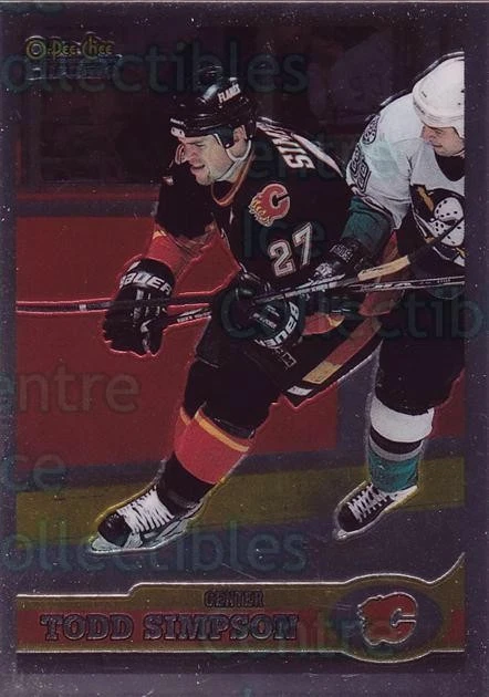 1999-00 O-Pee-Chee Chrome #174 Todd Simpson - Image 1 of 1
