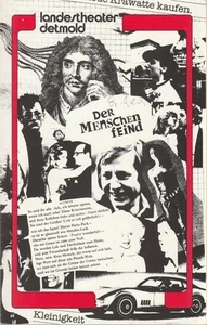 Programmheft Moliere DER MENSCHENFEIND Landestheater Detmold 1983 - Bild 1 von 1