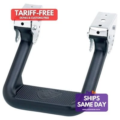 Carr 103991, 2 Pack Black Aluminum Hoop Ii Multi Mount Step Black Pair Performan - Image 1 of 4