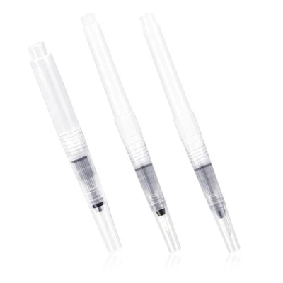 Refillable Cuticle Oil Pen,3PCS Empty Nail Oil Pen with Brush,Reusable Pinch - Image 1 of 2