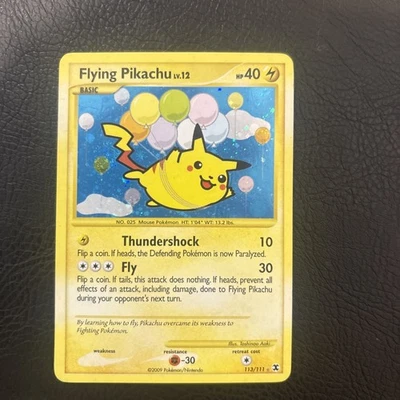 Flying Pikachu 113/111 Rising Rivals Holo Swirl - Image 1 of 4