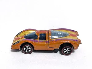 Vintage Mattel Hot Wheels: 1969 Porsche P 917 Hong Kong CUSTOM REDLINE - Picture 1 of 8