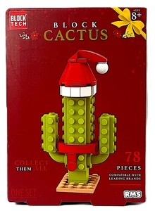 Block Tech Christmas Block CACTUS Building Block Set 78 Pieces Ages 8+ NEW - Picture 1 of 3