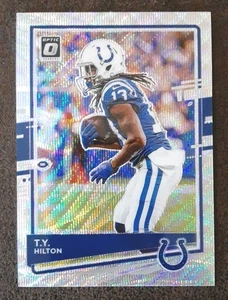 TY HILTON 2020 Panini Donruss Optic #47 Silver Wave Prizm /199 Colts.  B1A - Picture 1 of 3