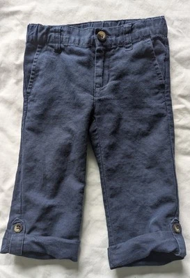 Pantalones ajustables Janie And Jack 2T de mezcla de lino para niños Foto 1 de 4