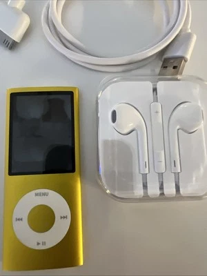 iPod Nano 4th  Gen 8gb Yellow.  New Battery Installed. - Image 1 of 4