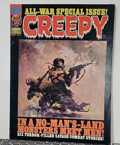 Warren Publishing CREEPY #89 (junio 1977) Cubierta Frazetta - Larry Hama Bruce Jones - Imagen 1 de 3