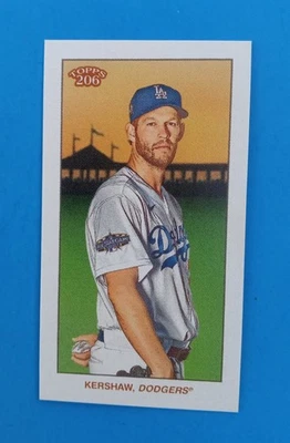 2020 Topps 206 - Clayton Kershaw - Polar Bear back /24 SP  wave 4 - Image 1 of 2