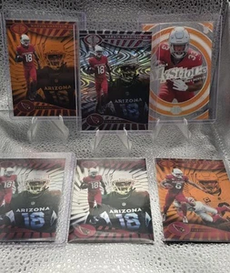 2024 Illusions - Arizona Cardinals - 6 Card Lot - Marvin Harrison Swirl - Benson - Picture 1 of 2
