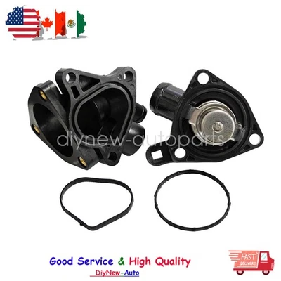 Thermostat Assembly & Housing fit 2002-2006 Honda CR-V 2.4L 2002-2005 Civic 2.0L Foto 1 de 4