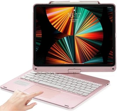 360° Rotatable Keyboard Case for iPad Air 13 inch (M3/M2-2025/2024)/Pro 12.9 ... - Image 1 of 4
