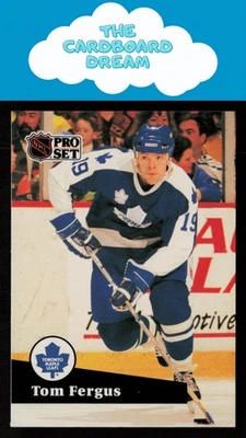 Tom Fergus 1991-92 Pro Set French #234 Toronto Maple Leafs Hockey Card - Image 1 of 2