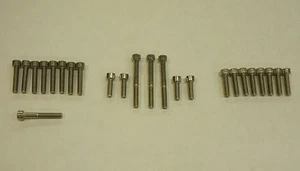 YAMAHA BANSHEE BOLT KIT COMBO: CLUTCH COVER, STATOR COVER, REED CAGE - Picture 1 of 2