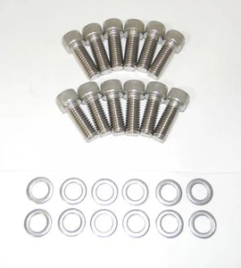 Pernos colectores de admisión de acero inoxidable Chevelle 64-77 SB 327 350 Allen NUEVOS - Imagen 1 de 2