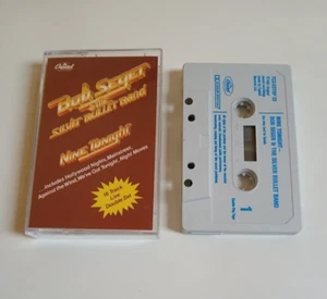 BOB SEGER & THE SILVER BULLET BAND NINE TONIGHT CASSETTE TAPE CAPITOL UK 1981 - Picture 1 of 1
