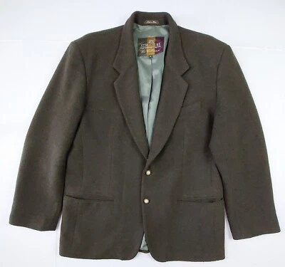 Structure Le Collezioni Sport Coat Blazer Mens XL Green Tweed Wool Cashmere - Image 1 of 4