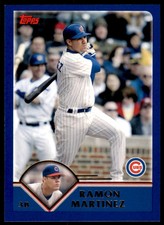 2003 TOPPS TRADED & ROOKIES GOLD RAMON E. MARTINEZ  CHICAGO CUBS #T23