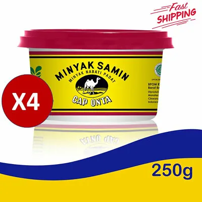 4×250 [MINYAK SAMIN ONTA] Plant Based Margarine Ghee Vanaspati Clarified Butter • 100.75$