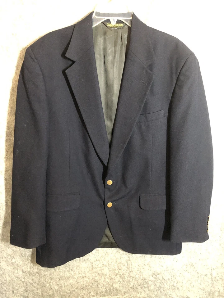 L.L. Bean Blazer мужской 42 синий карьера офис Sport пальто куртка сделано в США - Изображение 1 из 4
