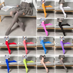 Frauen Über Knie Lange Socken Oberschenkel Hohe Strümpfe Strumpfhosen ~ ≌ - Bild 1 von 28