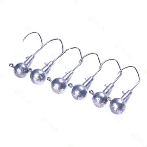 10/13/16PCS/Pack Lead Jig Heads Fishing Hooks Crappie Lure Bait Tackle Jigs - Picture 1 of 11
