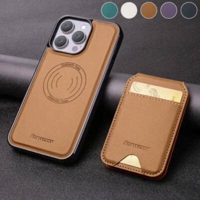 Slim Leather Case Flip Card Wallet Cover for iPhone 17/16/15/14/13/12/11 XR SE 8 - Image 1 of 4