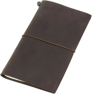 Traveler's Notebook MIDORI TRAVELER'S COMPANY Japan Regular Size Brown New - Picture 1 of 6