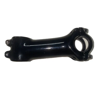 Bicycle bike stem 100mm +/-5 degrees 1 1/8th” 25.4mm Black Alloy, with Bolts - Image 1 of 4
