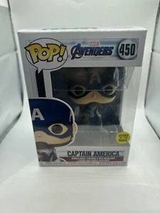 Marvel Funko Pop Captain America (Glow) Avengers Endgame 450 - Picture 1 of 5