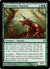 Turntimber Basilisk Zendikar 3x - Near Mint, English MTG Magic
