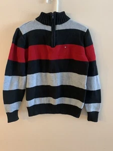 Boys Size 5 Tommy Hilfiger Striped Pullover Sweater - Picture 1 of 2