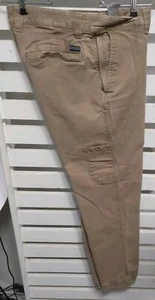 Columbia Mens 36x29 Tan Stretch Cotton Outdoor Straight Leg Hiking Utility Pants - Picture 1 of 10