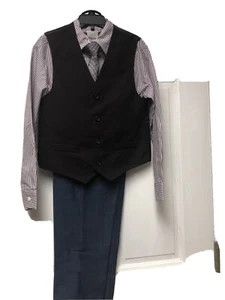 Reaction Kenneth Cole Boys Size 7 Outfit 4 Piece Pants Vest Shirt NWT $58.00 - Picture 1 of 6