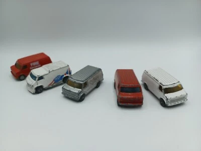 Chevrolet Us / Custom Van X 5  Lot 1:64 Scale JAWS Corgi Junior - Image 1 of 4