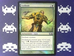 Foil Trollhide Magic 2012 - Magic the Gathering MTG Green - Picture 1 of 2